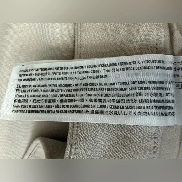 Abercrombie & Fitch Sloane Tailored Wide Leg Pant Size 12 - Picture 9 of 9